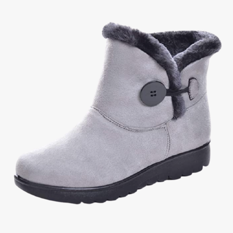 Bottes Fille Hiver VERTBAUDET Boots Déperlantes Zippées Fourrées Fille Beige Doré 36 Semelle Antidérapante